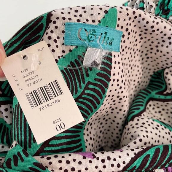 Sika Off the Shoulder Floral Printed Ruffle Maxi Dress Size 00 - Picture 12 of 14